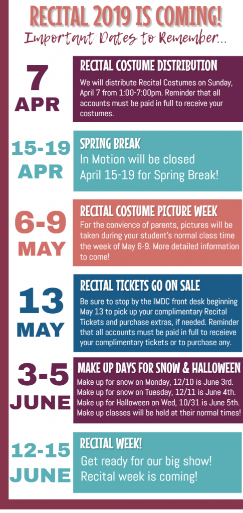 calendarforrecital