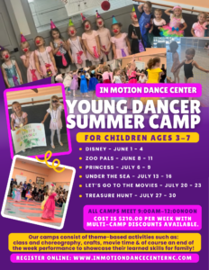YOUNG DANCER CAMPS – AGES 2.5-3